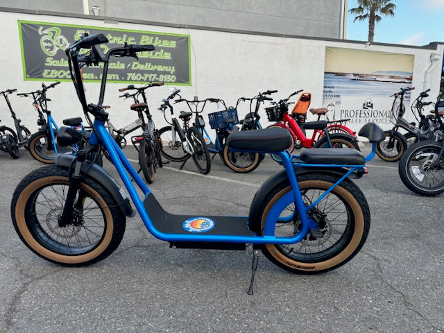 Beachcomber Electric Ebike Electric Scooter nimble fast easy comfortable tandem light easy on hills