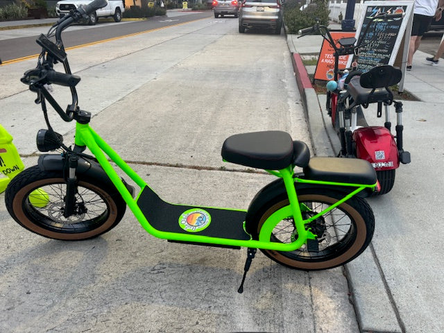 Beachcomber Electric Ebike Electric Scooter nimble fast easy comfortable tandem light easy on hills