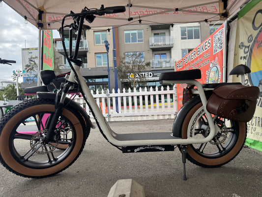 Beachcomber Electric Ebike Electric Scooter nimble fast easy comfortable tandem light easy on hills